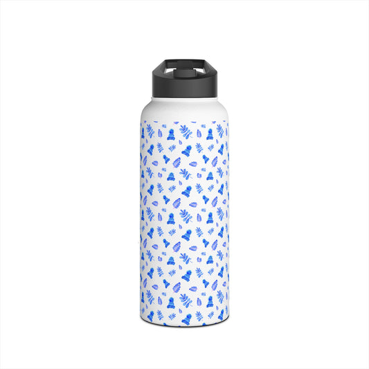 Floral Stainless Steel Water Bottle - Eco-Friendly Hydration for Everyday Adventures