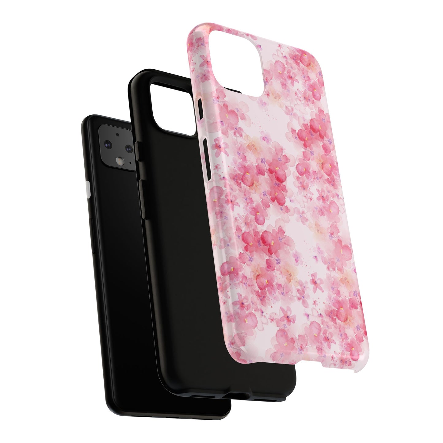 Floral Phone Case - Tough Cases with Pink Blossom Design