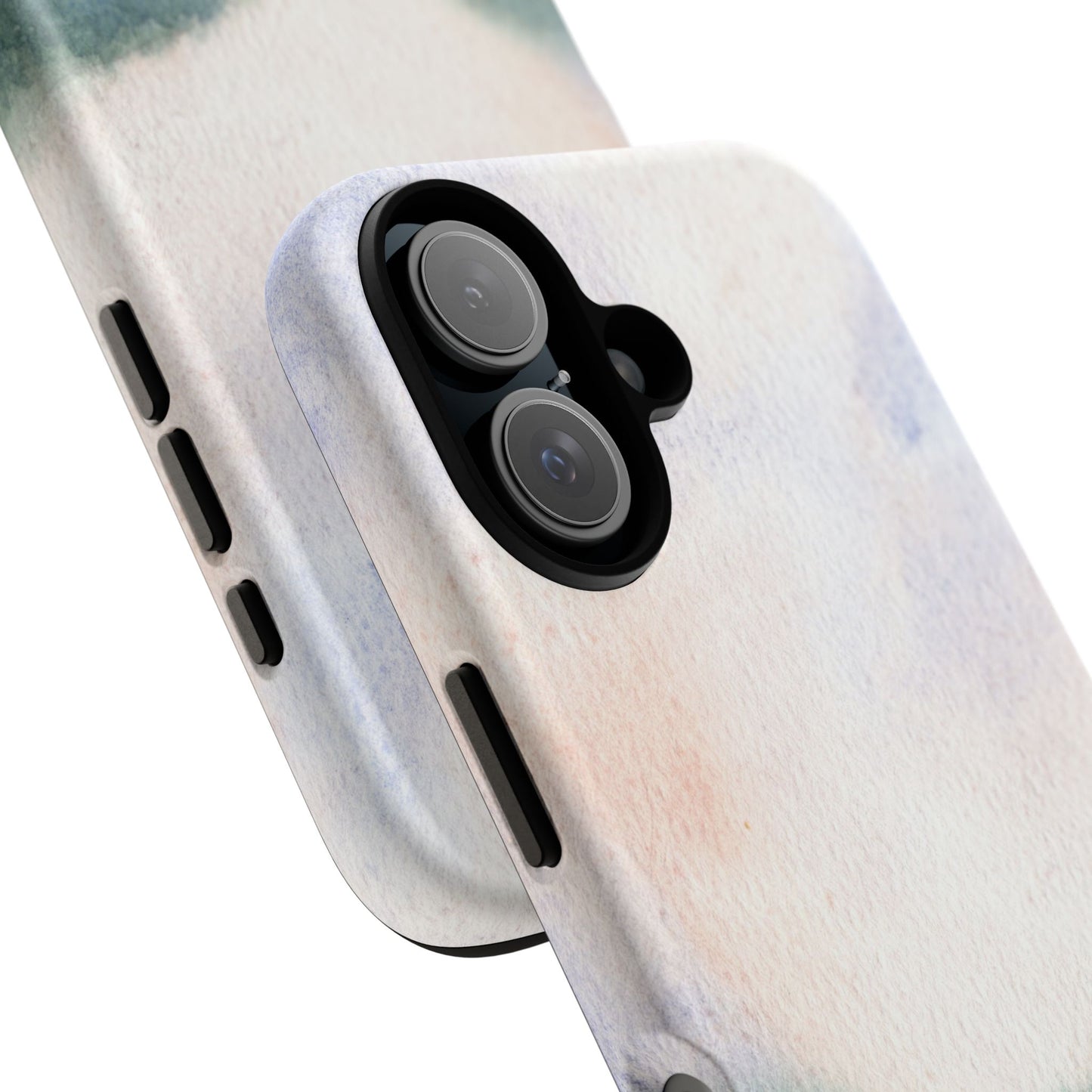 Floral Tough Phone Case – Watercolor Poppy Design for Nature Lovers