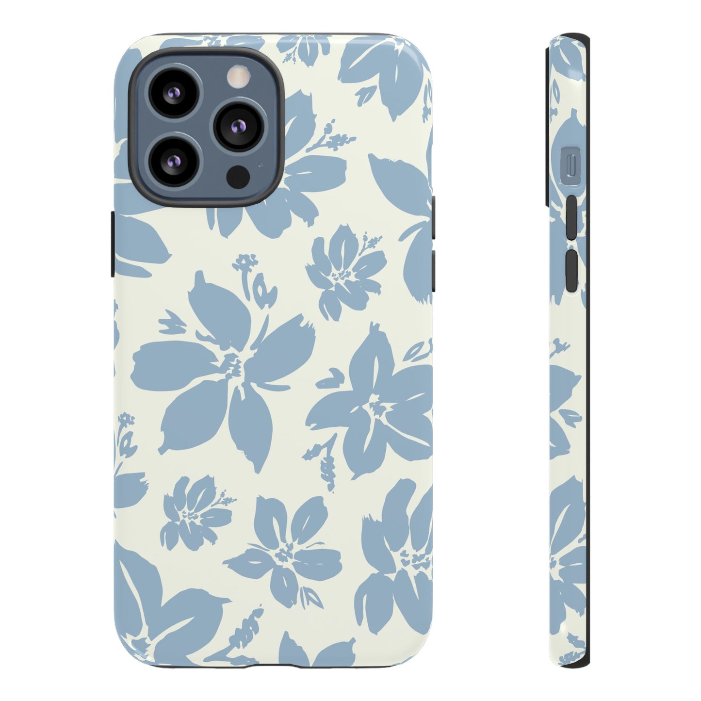 Floral Tough Phone Case  - Stylish and Durable Protective Cover