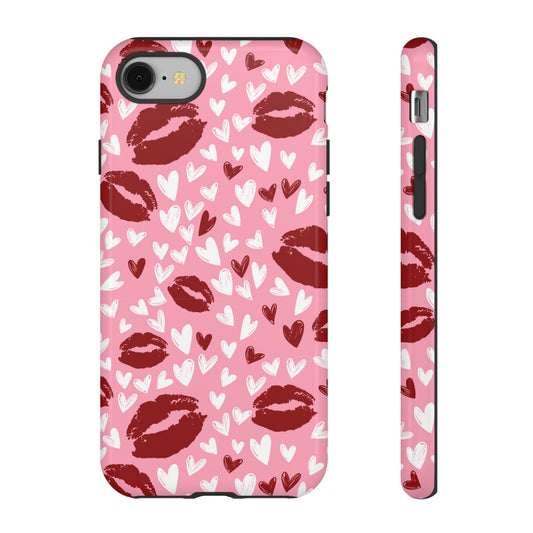 Kiss & Love Phone Case - Tough Cases for Romance Lovers
