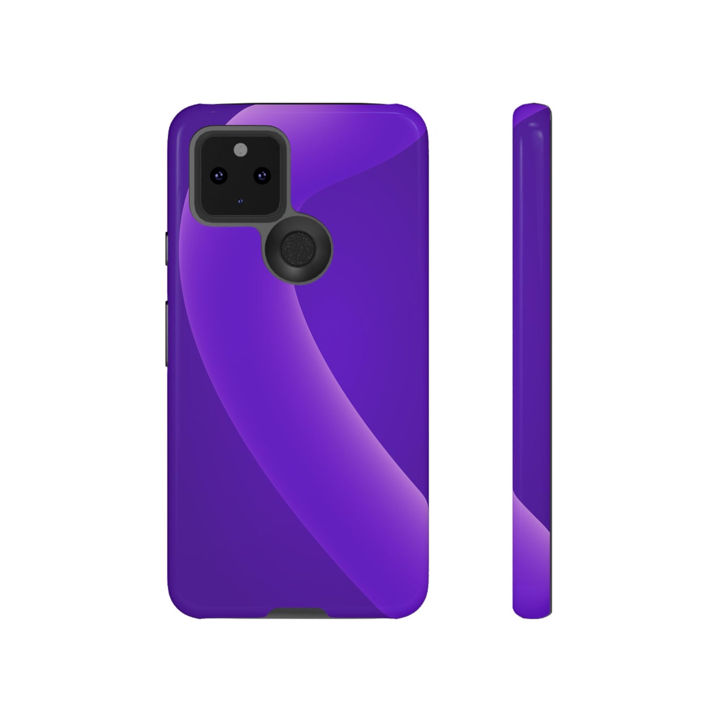 Stylish Tough Phone Case - Modern Purple Design for Ultimate Protection