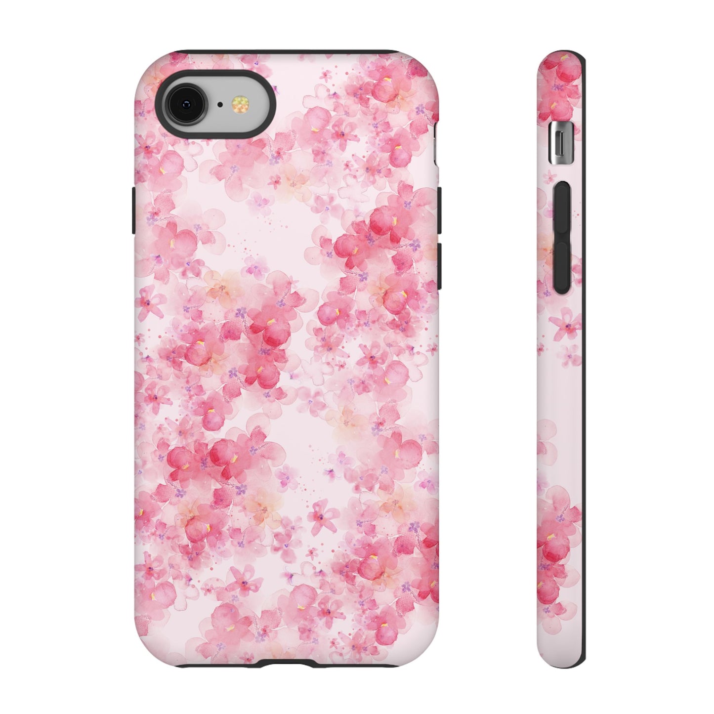 Floral Phone Case - Tough Cases with Pink Blossom Design