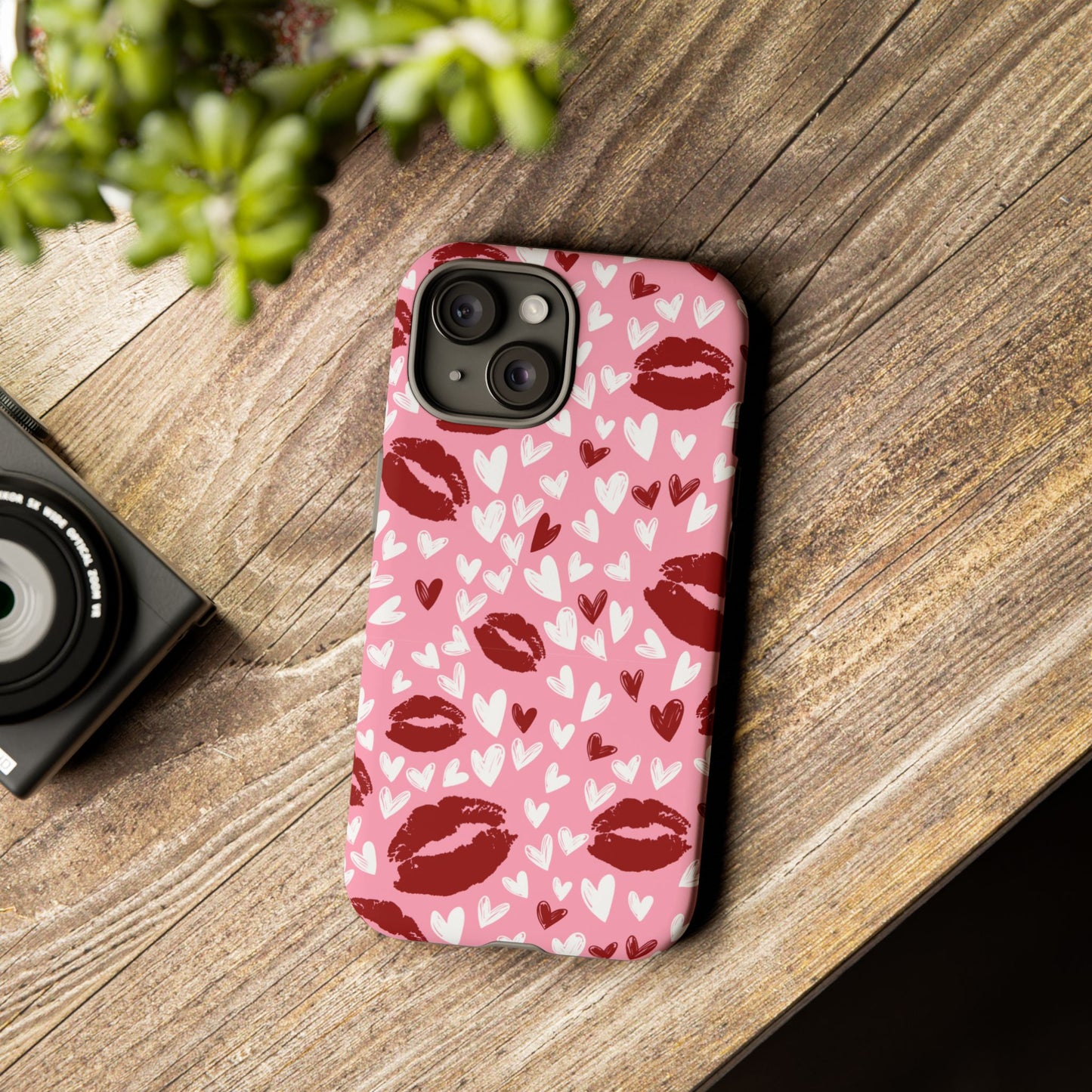 Kiss & Love Phone Case - Tough Cases for Romance Lovers