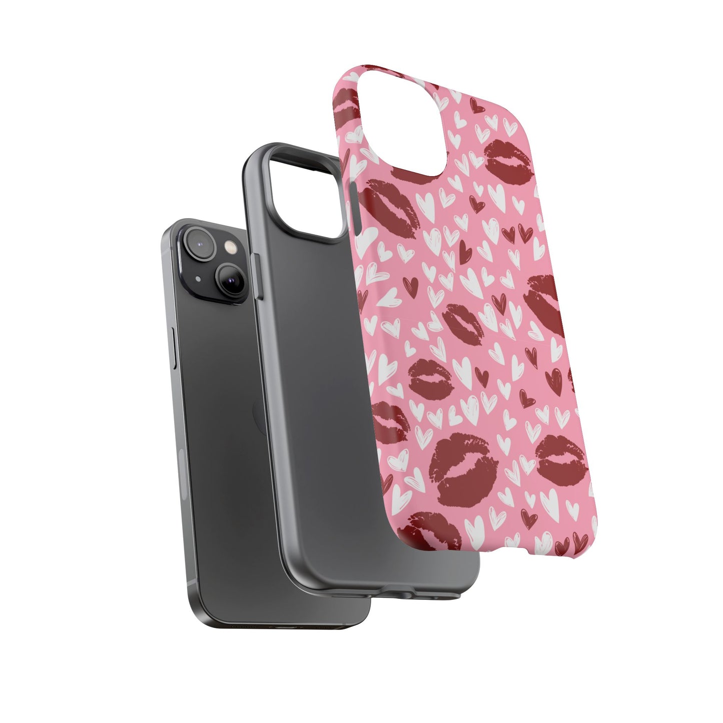 Kiss & Love Phone Case - Tough Cases for Romance Lovers