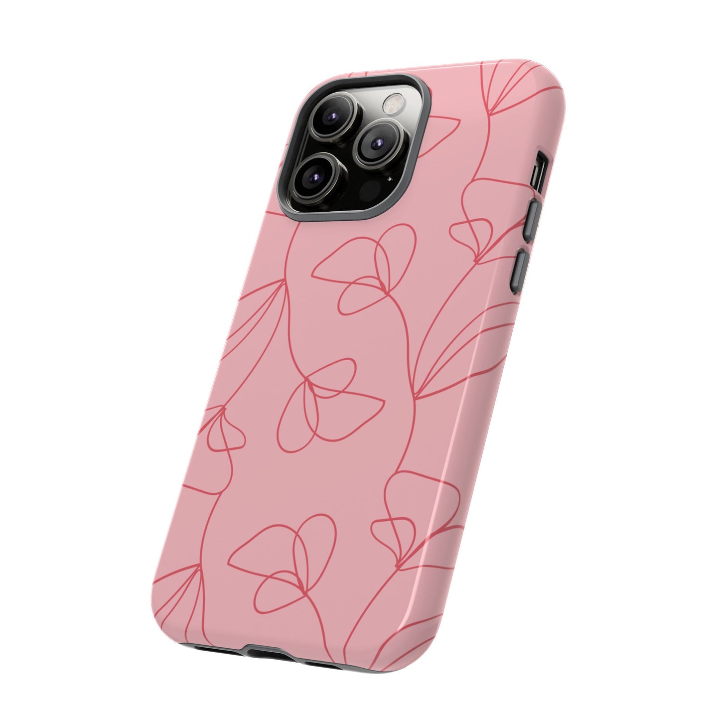 Tough Cases: Elegant Floral Phone Case - Durable Protection with Stylish Design