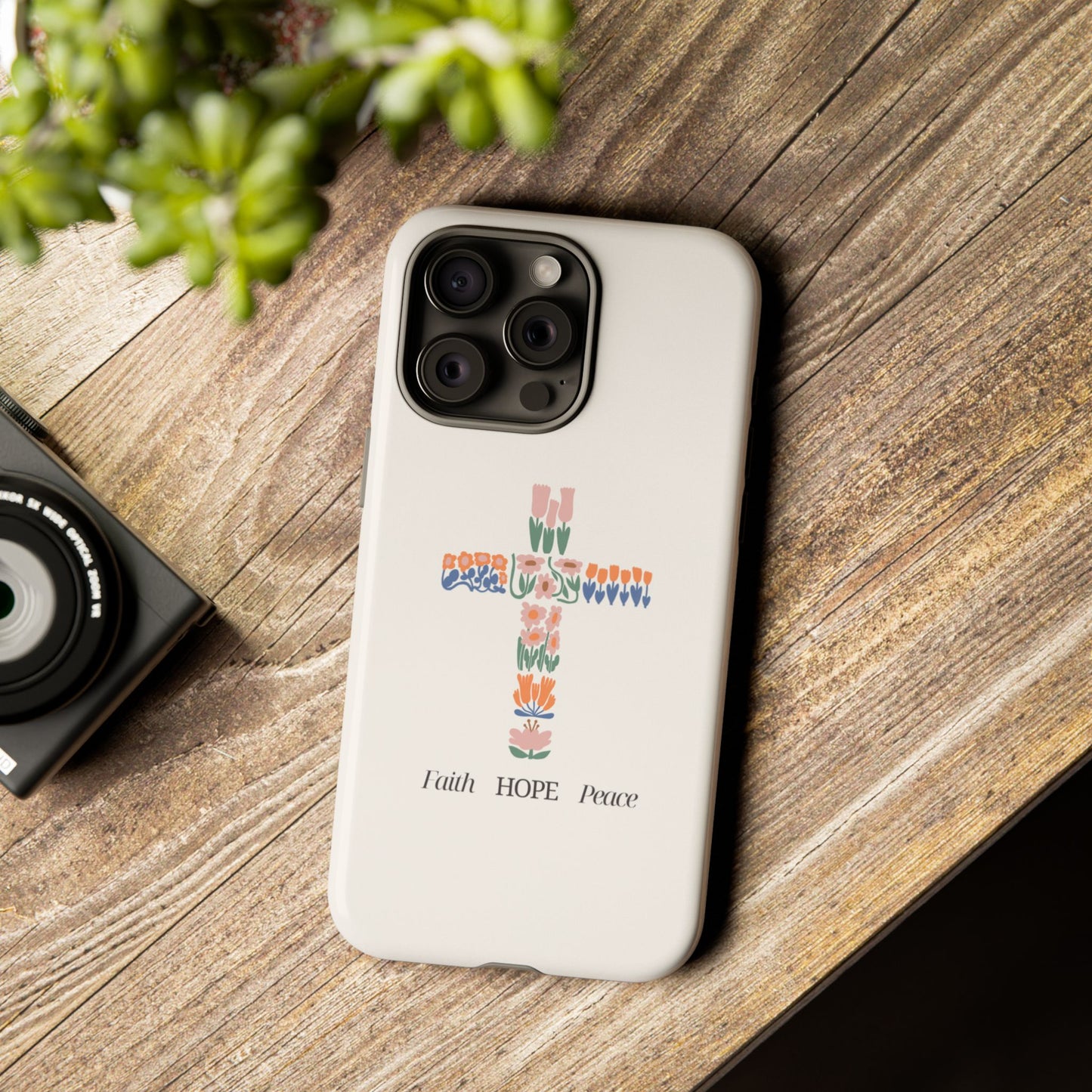 Faith, Hope, Peace Phone Case - Tough Cases for Spiritual Inspiration