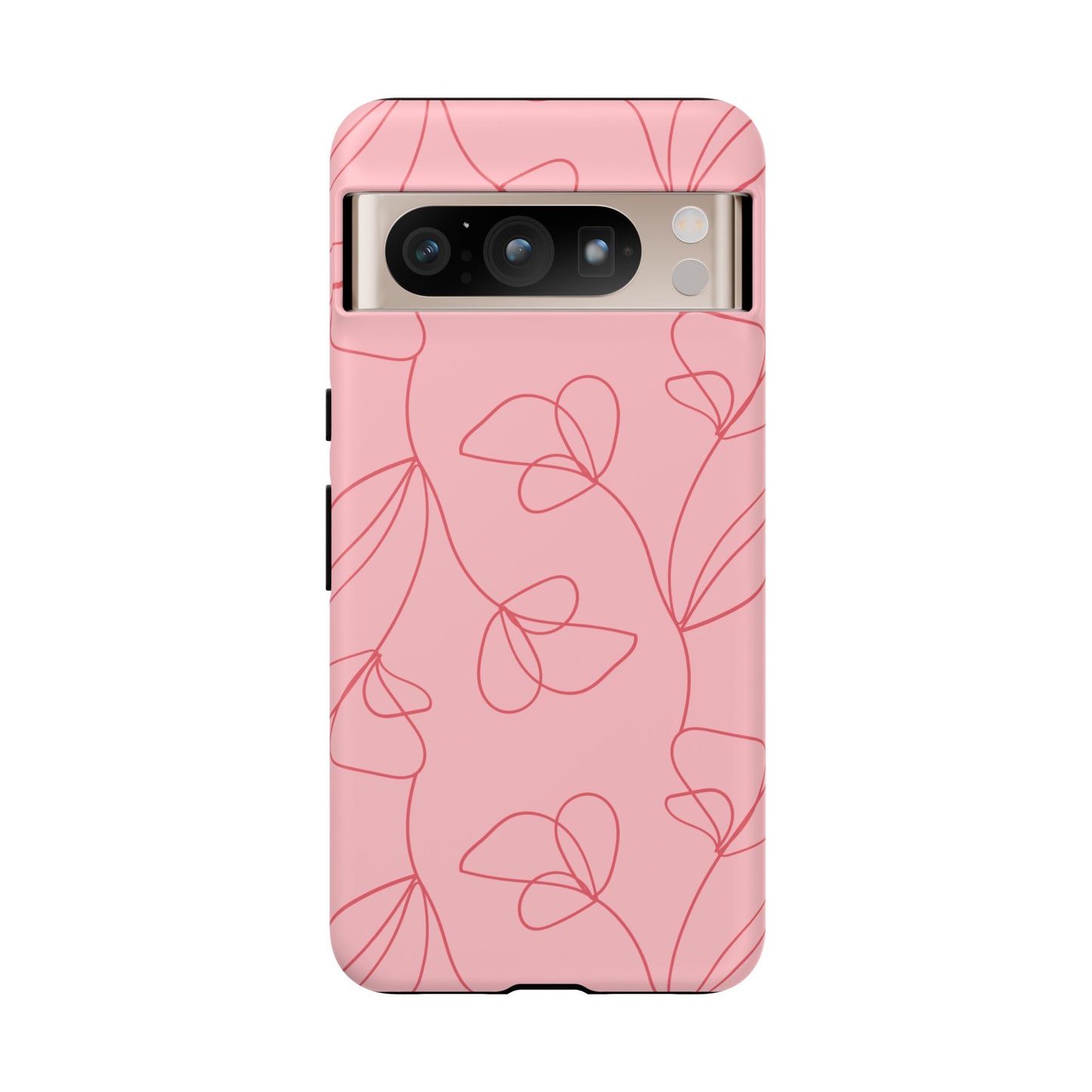 Tough Cases: Elegant Floral Phone Case - Durable Protection with Stylish Design