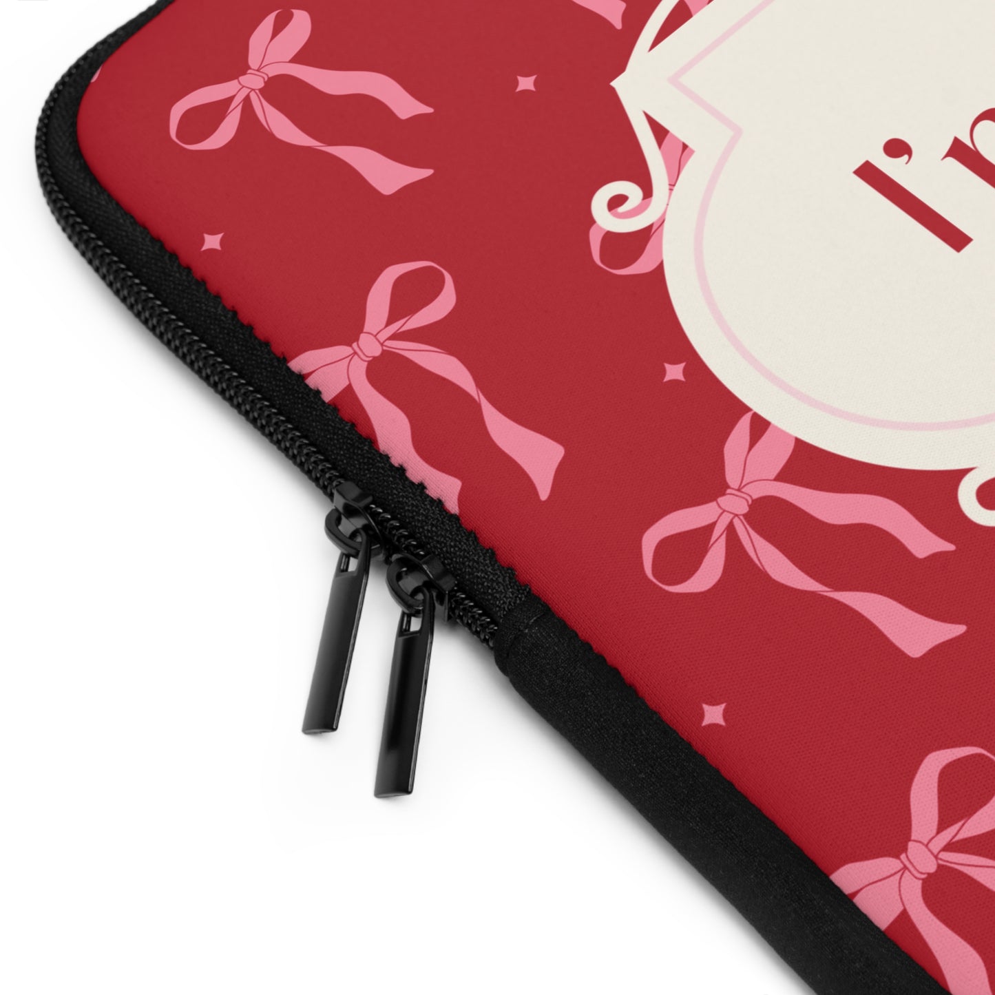 Cute "I'm Just a Girl" Laptop Sleeve – Stylish Protection for Girls