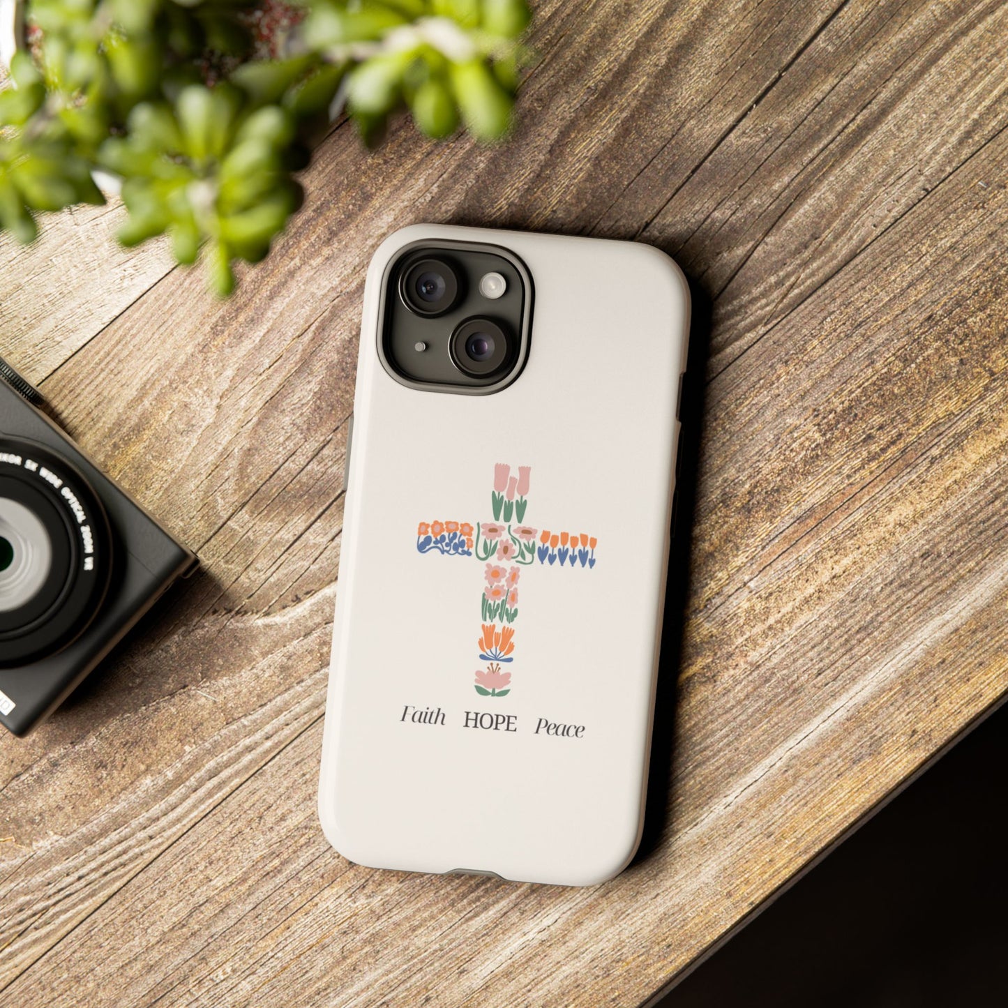 Faith, Hope, Peace Phone Case - Tough Cases for Spiritual Inspiration