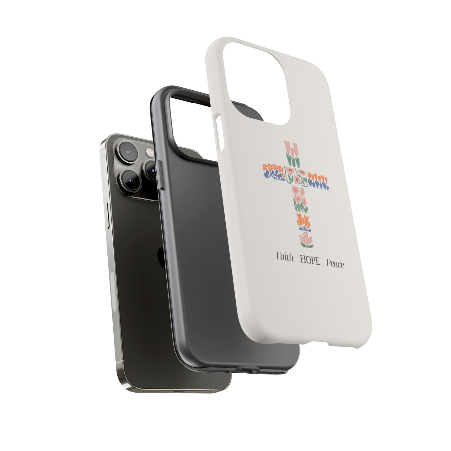 Faith, Hope, Peace Phone Case - Tough Cases for Spiritual Inspiration