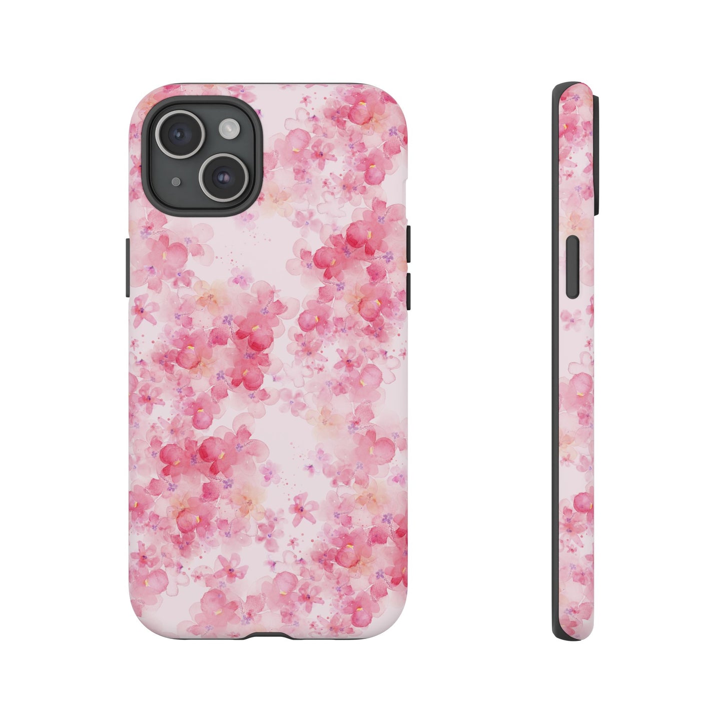 Floral Phone Case - Tough Cases with Pink Blossom Design