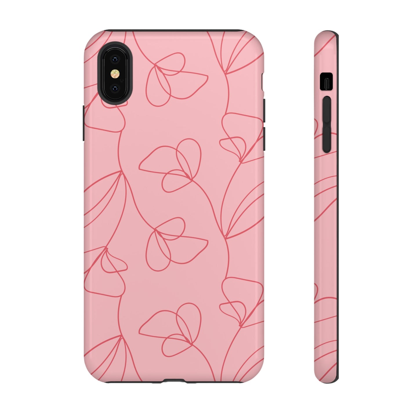 Tough Cases: Elegant Floral Phone Case - Durable Protection with Stylish Design