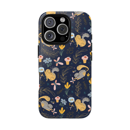 Cat-Themed Tough Phone Case - Tough Case For Stylish Protection