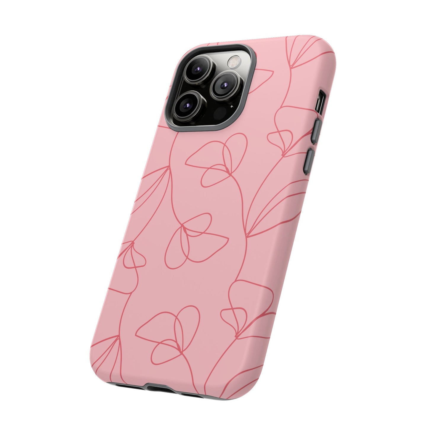 Tough Cases: Elegant Floral Phone Case - Durable Protection with Stylish Design