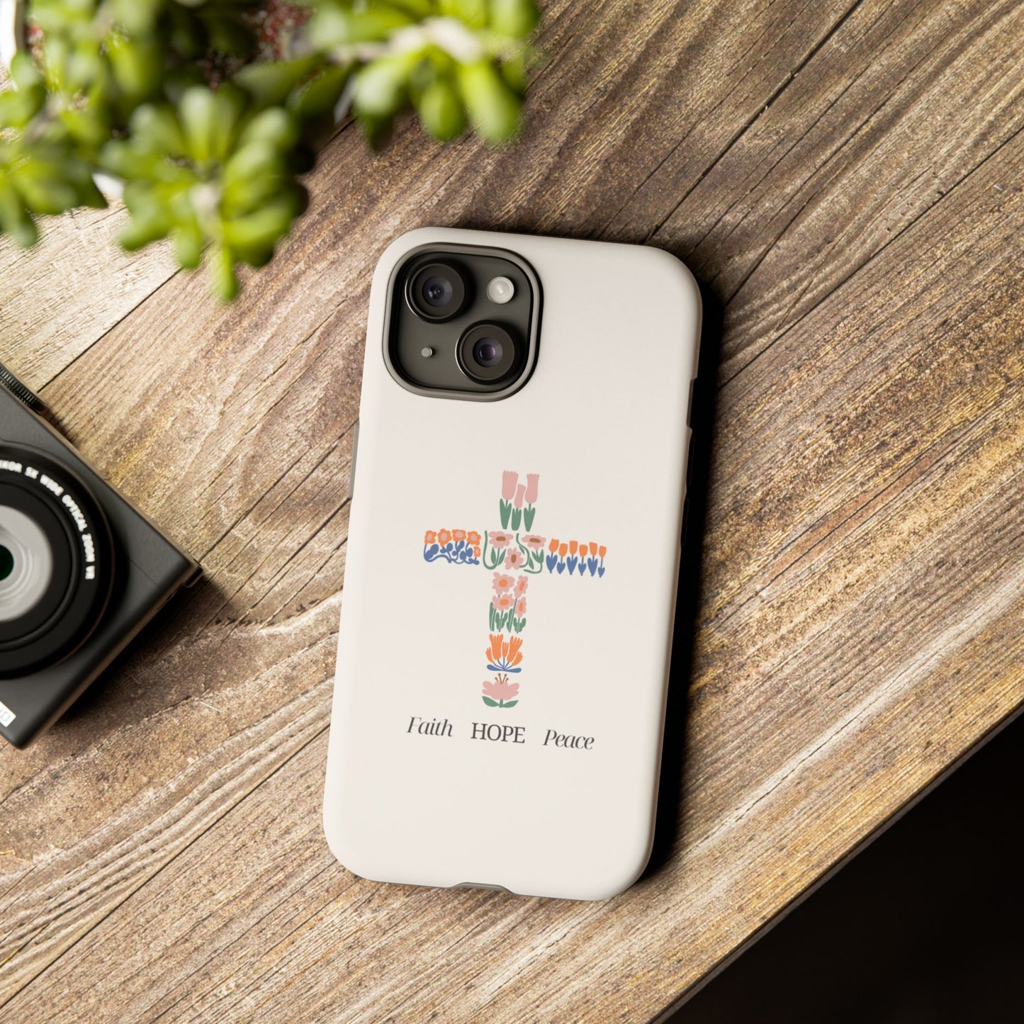 Faith, Hope, Peace Phone Case - Tough Cases for Spiritual Inspiration