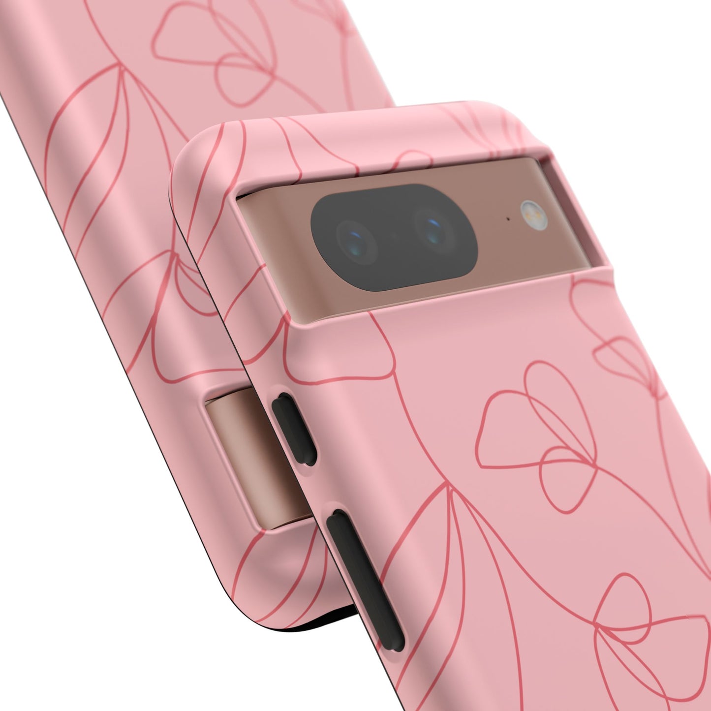 Tough Cases: Elegant Floral Phone Case - Durable Protection with Stylish Design