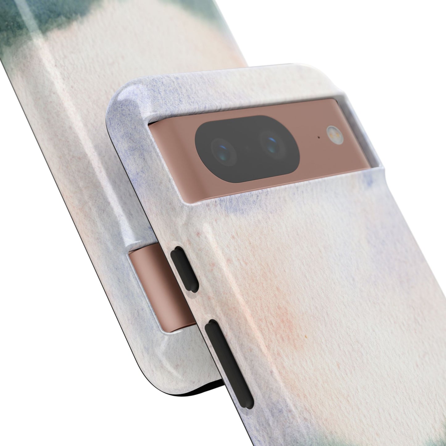 Floral Tough Phone Case – Watercolor Poppy Design for Nature Lovers