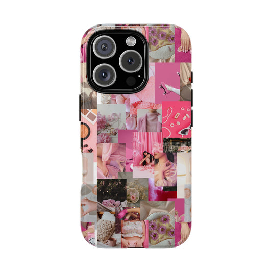 Chic Pink Phone Case- Tough Case For Stylish Protection
