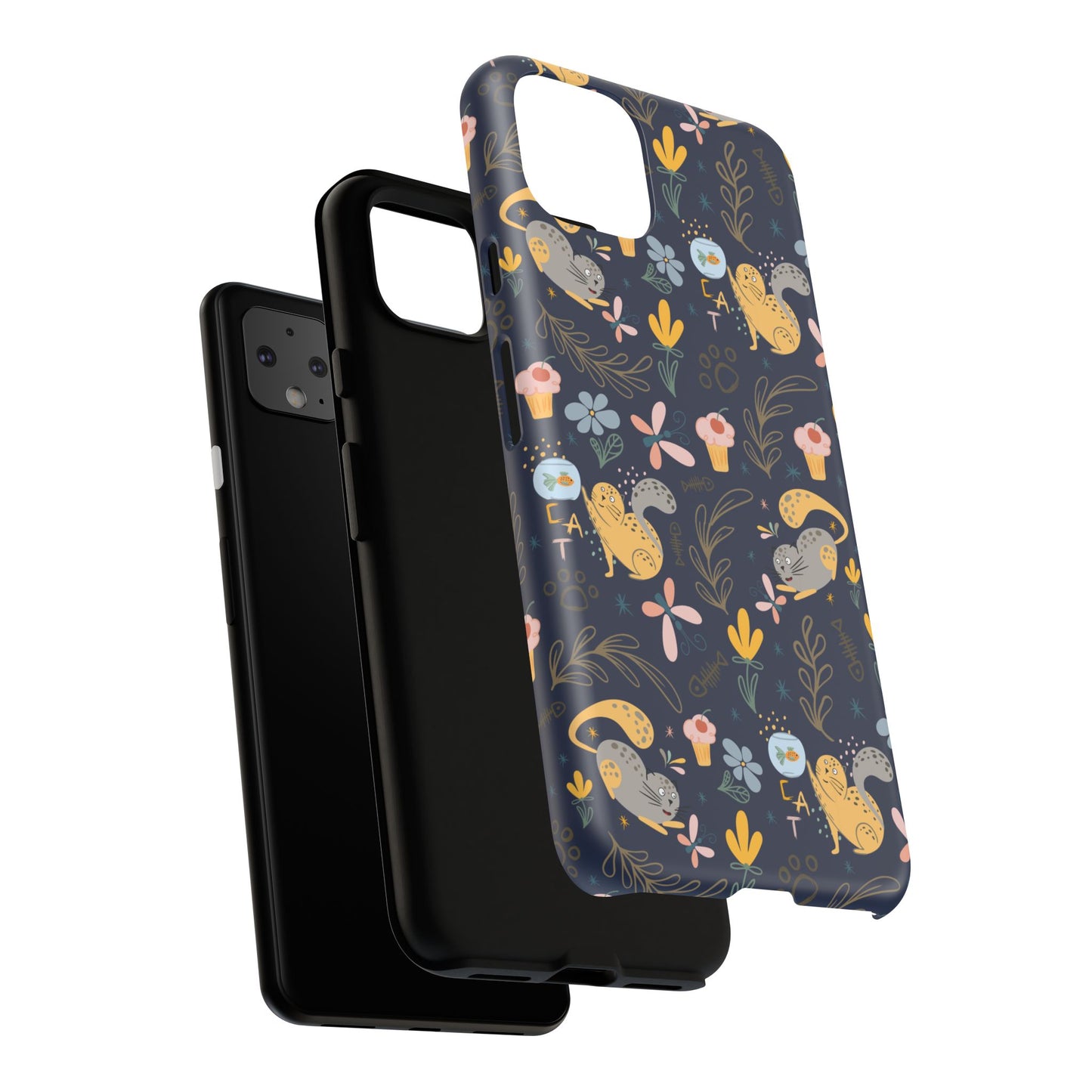 Cat-Themed Tough Phone Case - Tough Case For Stylish Protection