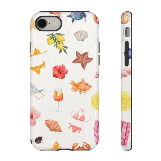 Summer Vibes Phone Case - Tropical Beach Design