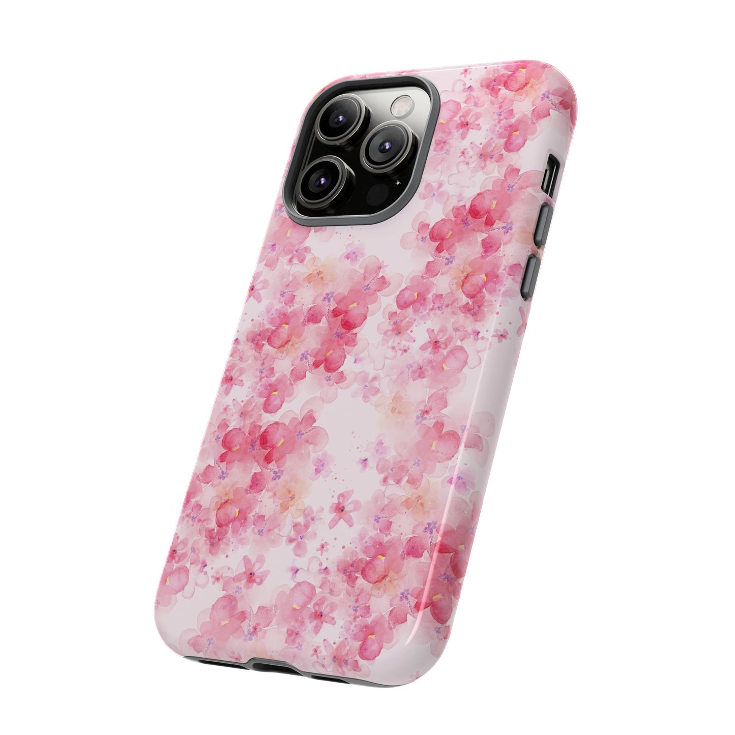 Floral Phone Case - Tough Cases with Pink Blossom Design