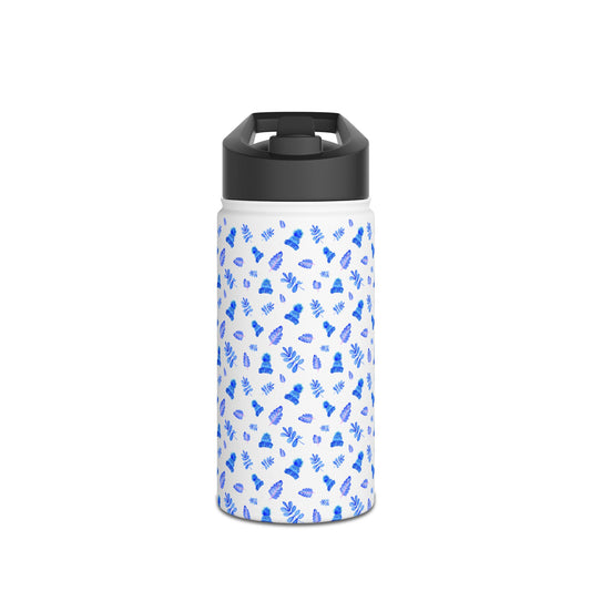 Floral Stainless Steel Water Bottle - Eco-Friendly Hydration for Everyday Adventures