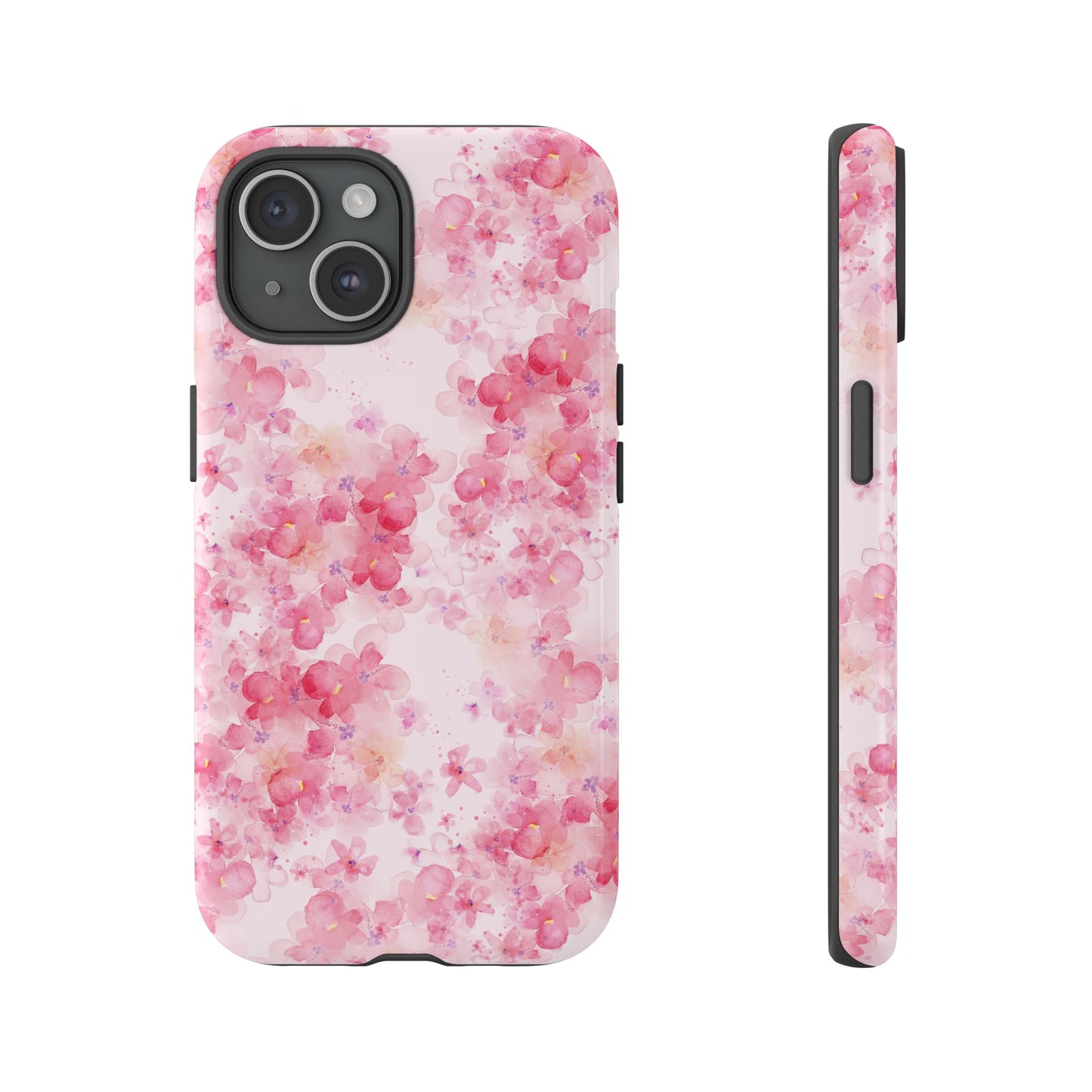Floral Phone Case - Tough Cases with Pink Blossom Design