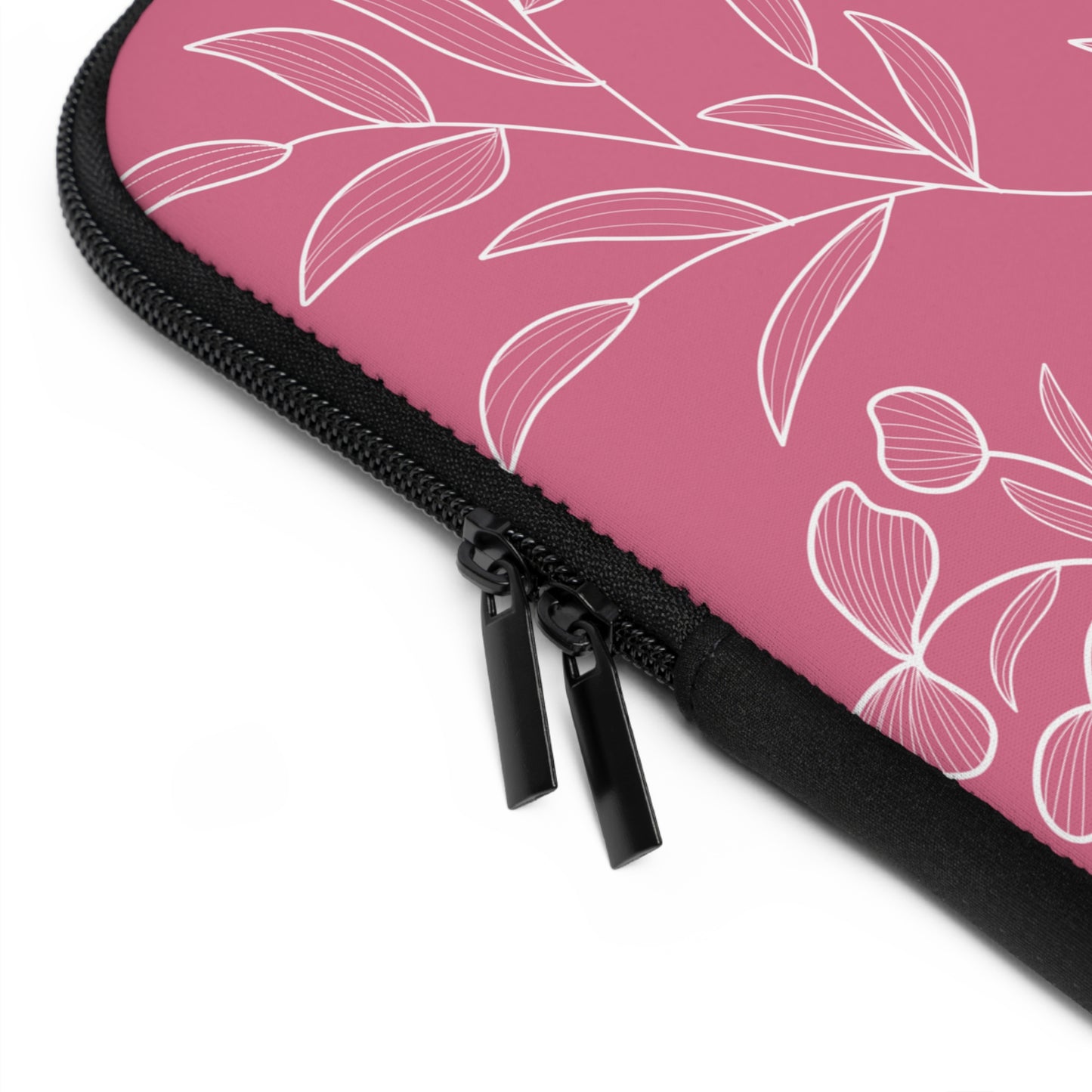 Floral Pink Laptop Sleeve - Stylish, Protective Case for Laptops & Tablets