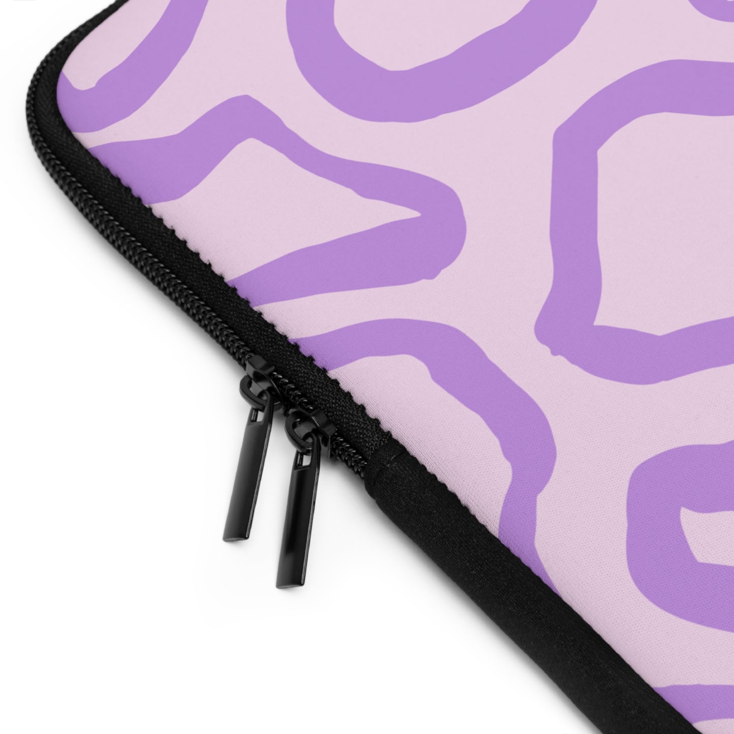 Purple Leopard Print Laptop Sleeve - Stylish Protective Case for Tech Lovers