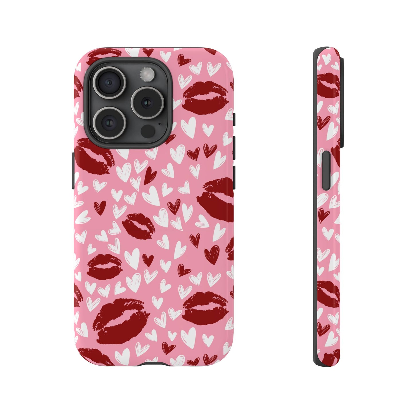 Kiss & Love Phone Case - Tough Cases for Romance Lovers