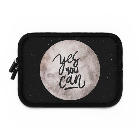 Inspirational Laptop Sleeve - 'Yes You Can' Design