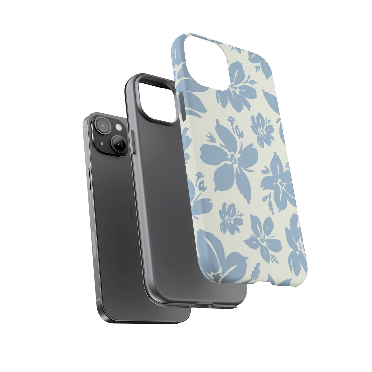 Floral Tough Phone Case  - Stylish and Durable Protective Cover