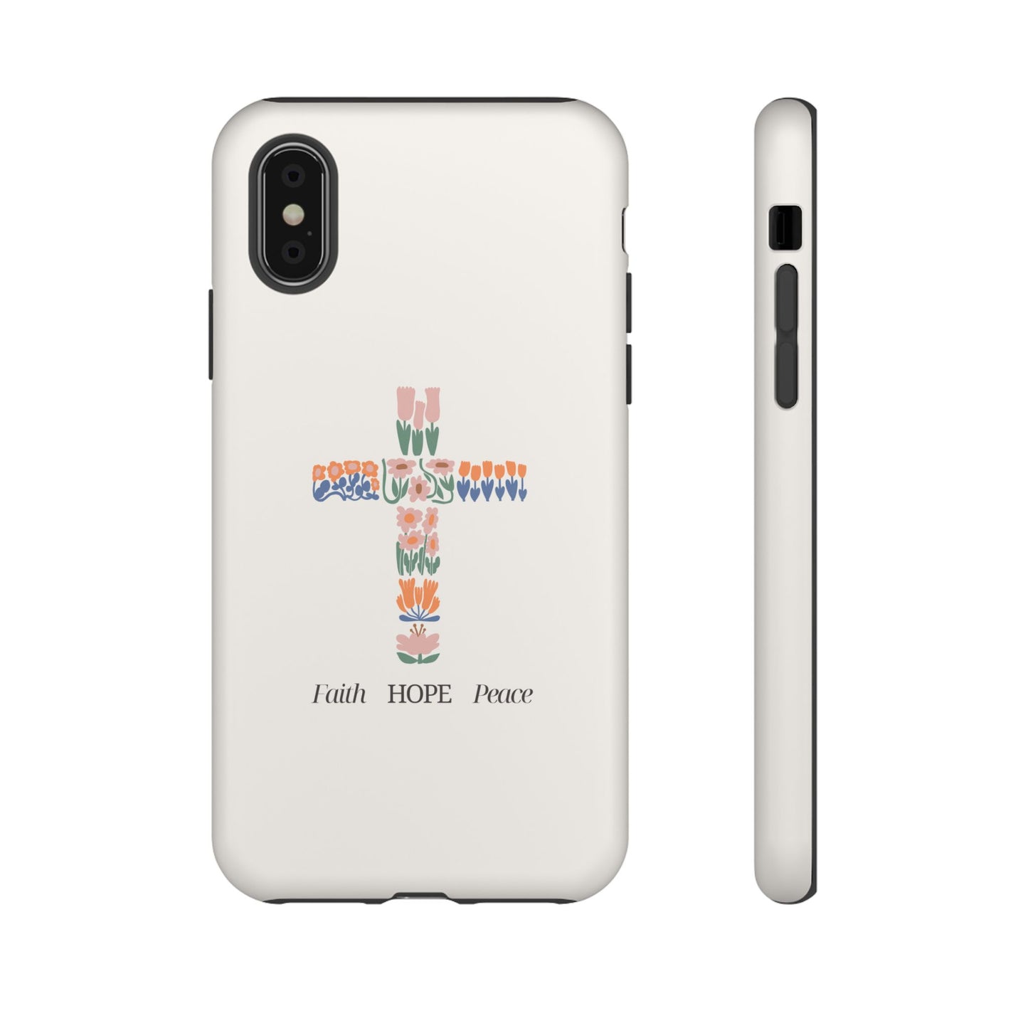 Faith, Hope, Peace Phone Case - Tough Cases for Spiritual Inspiration