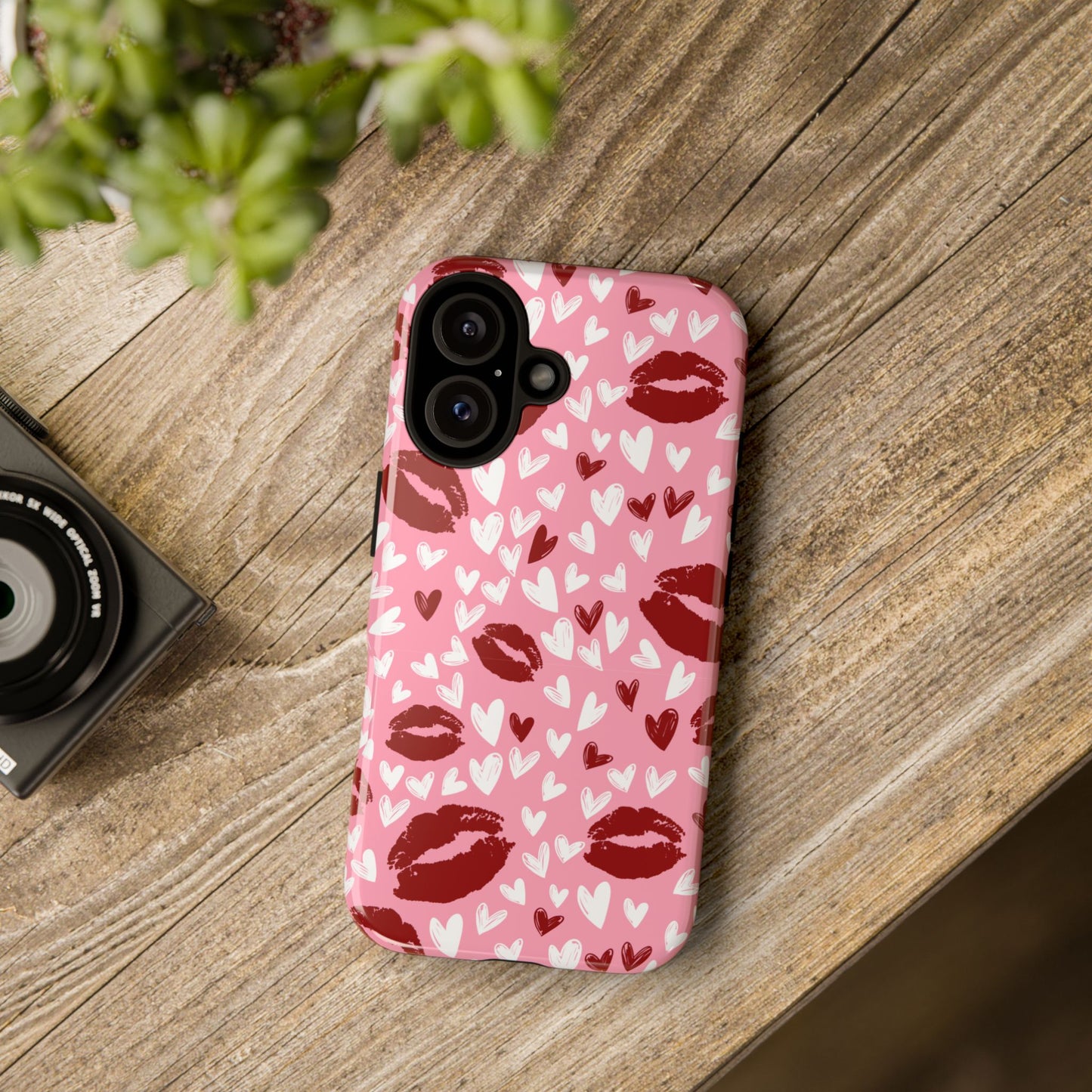 Kiss & Love Phone Case - Tough Cases for Romance Lovers