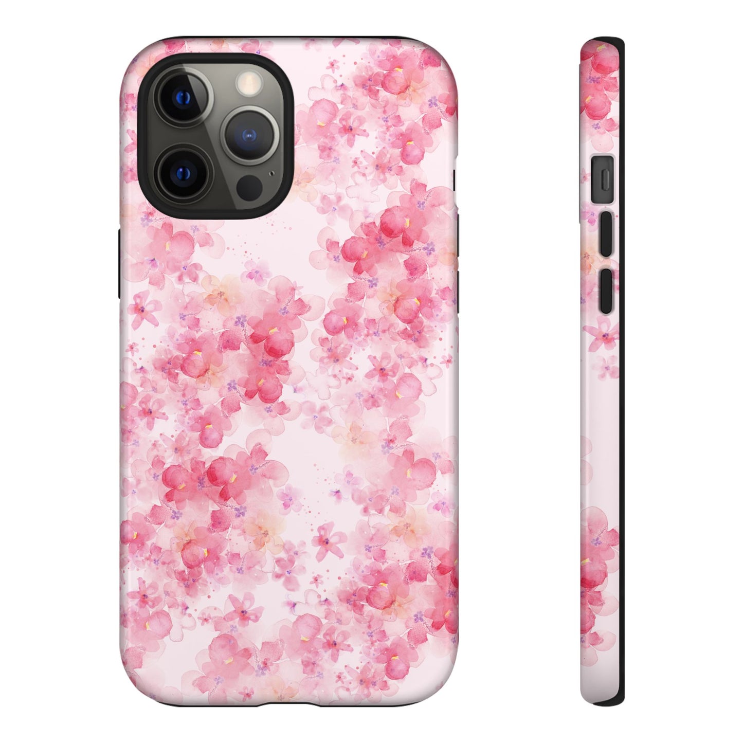 Floral Phone Case - Tough Cases with Pink Blossom Design