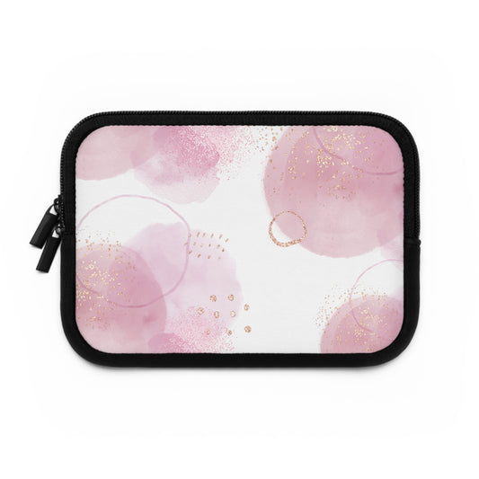 Chic Floral Laptop Sleeve, Tech Accessory, Waterproof Case, Gift for Her, Modern Design, Laptop Bag, Computer Sleeve