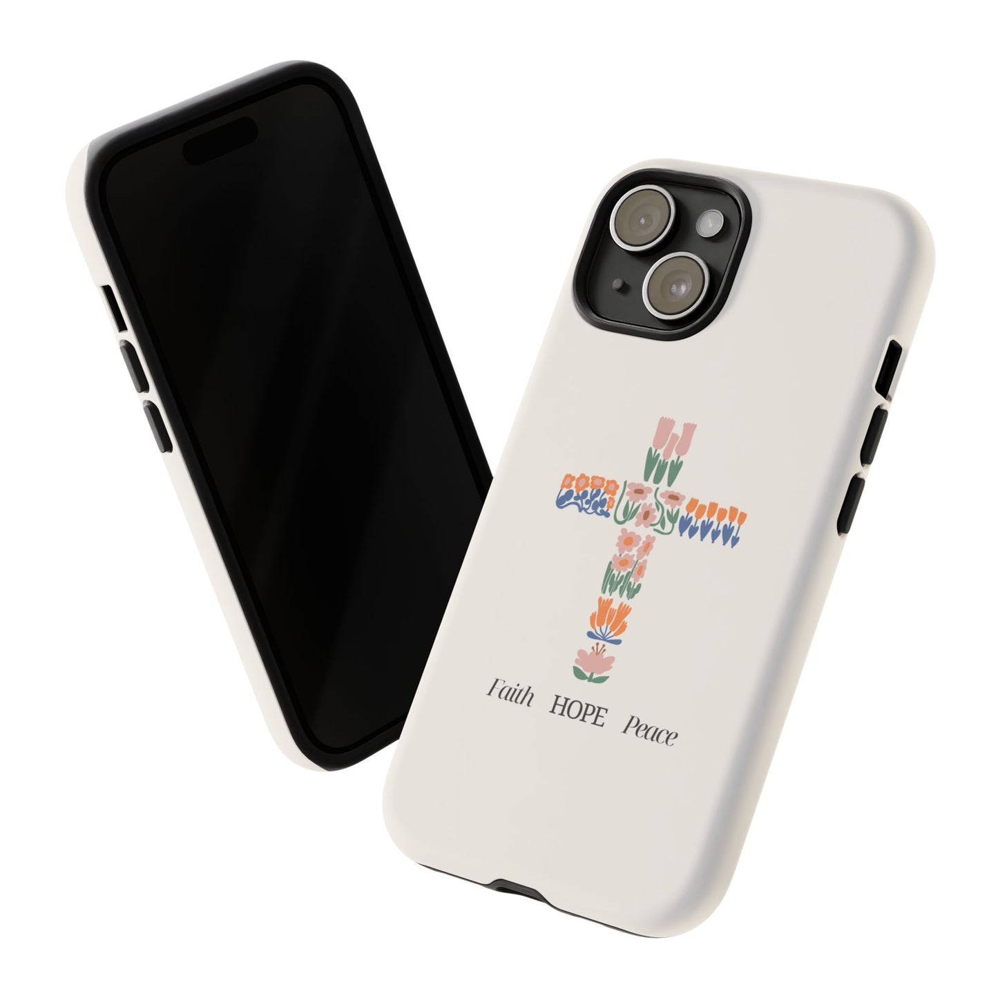 Faith, Hope, Peace Phone Case - Tough Cases for Spiritual Inspiration