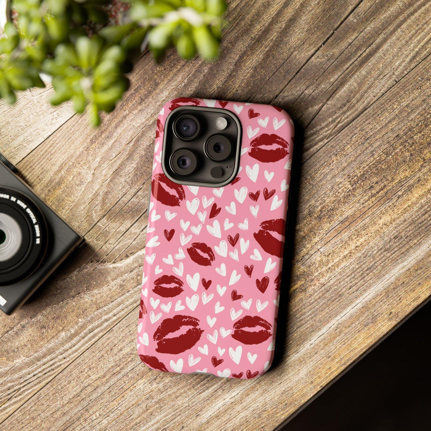 Kiss & Love Phone Case - Tough Cases for Romance Lovers