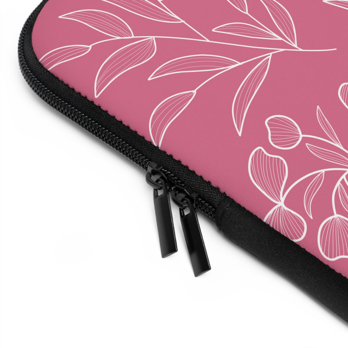 Floral Pink Laptop Sleeve - Stylish, Protective Case for Laptops & Tablets