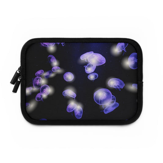 Jellyfish Laptop Sleeve, Cosmic Mermaid Gift, Laptop Case, Ocean Lover Accessory, Tech Pouch, Unique Computer Sleeve, Gifts for Students