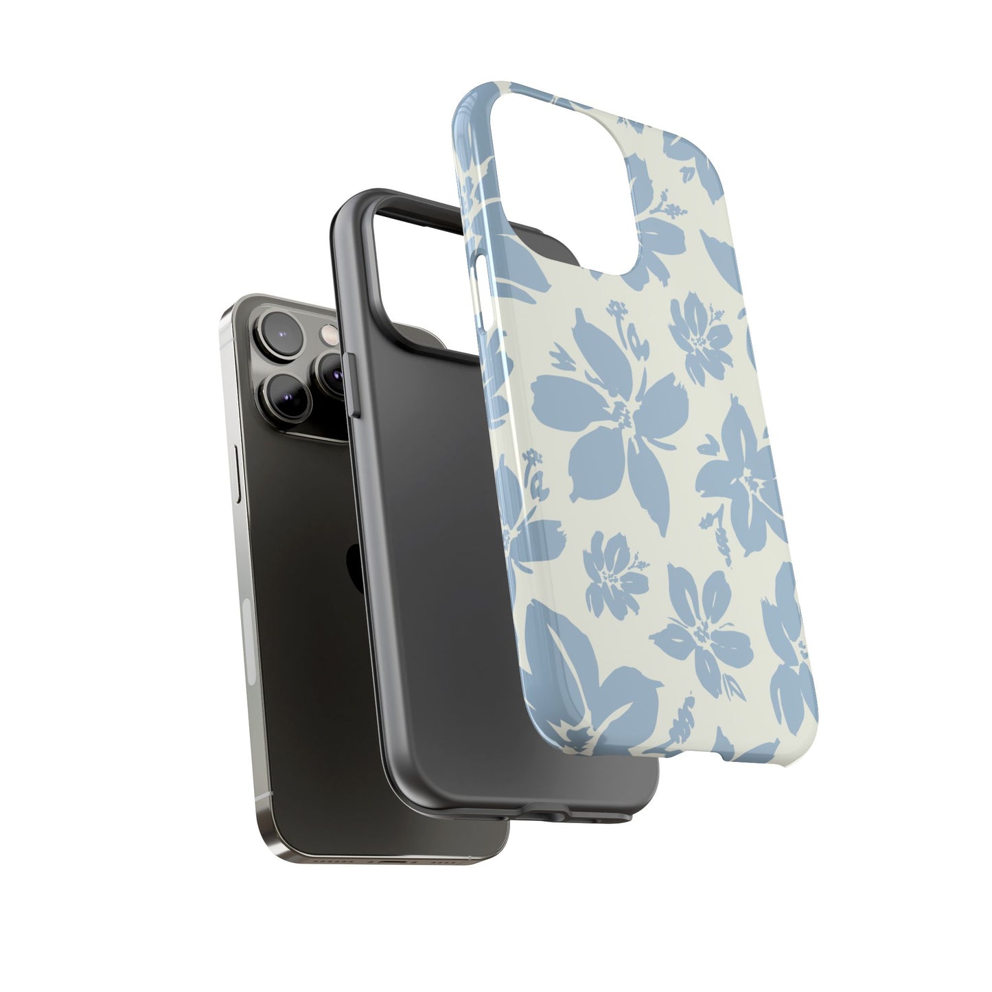 Floral Tough Phone Case  - Stylish and Durable Protective Cover