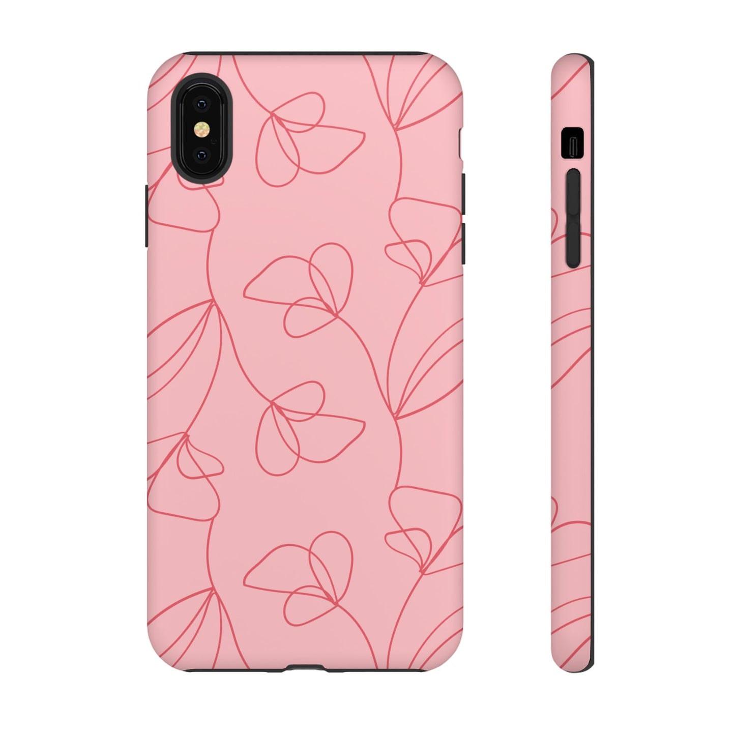 Tough Cases: Elegant Floral Phone Case - Durable Protection with Stylish Design