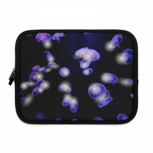 Jellyfish Laptop Sleeve, Cosmic Mermaid Gift, Laptop Case, Ocean Lover Accessory, Tech Pouch, Unique Computer Sleeve, Gifts for Students