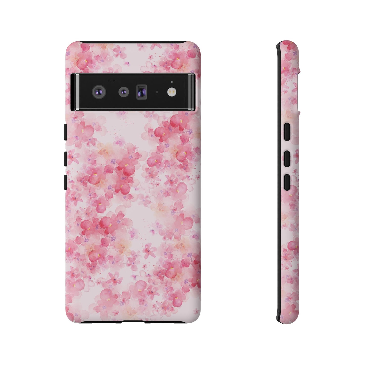 Floral Phone Case - Tough Cases with Pink Blossom Design