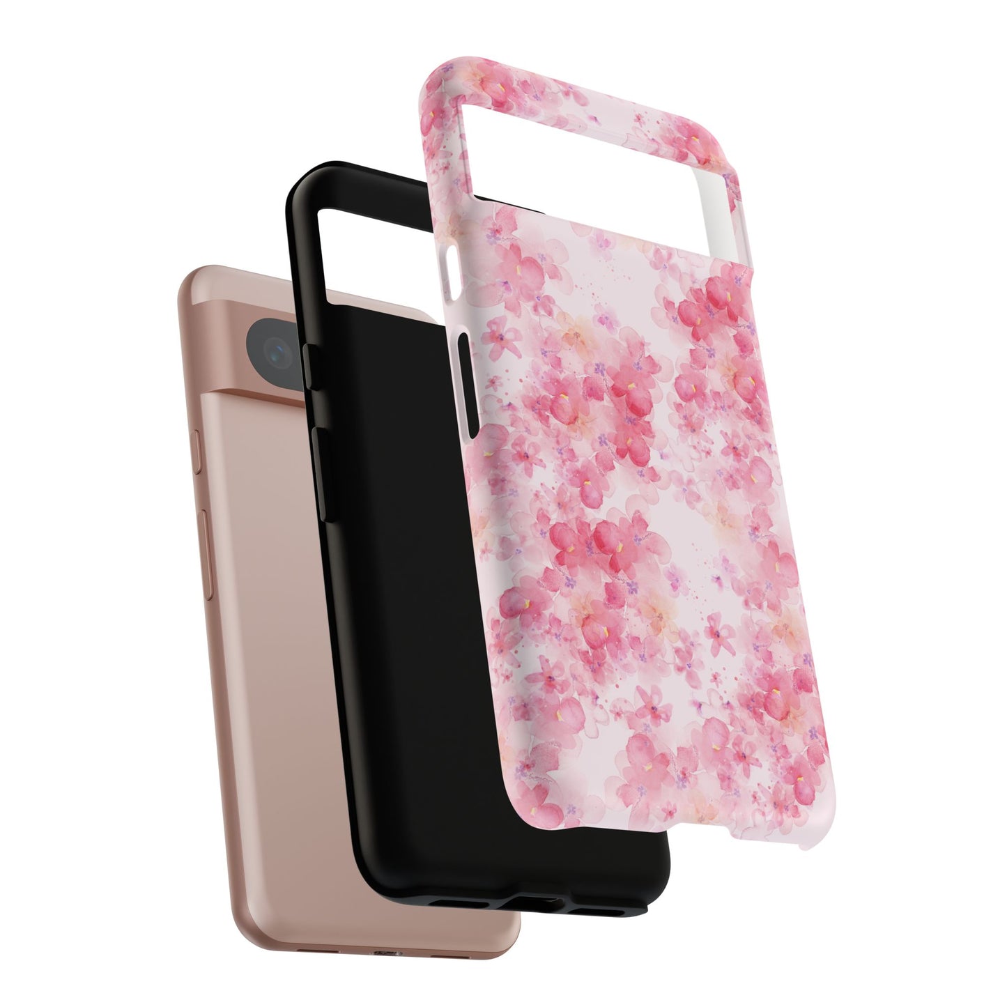Floral Phone Case - Tough Cases with Pink Blossom Design